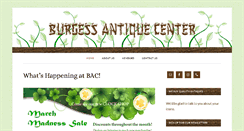 Desktop Screenshot of burgessantiquecenter.com